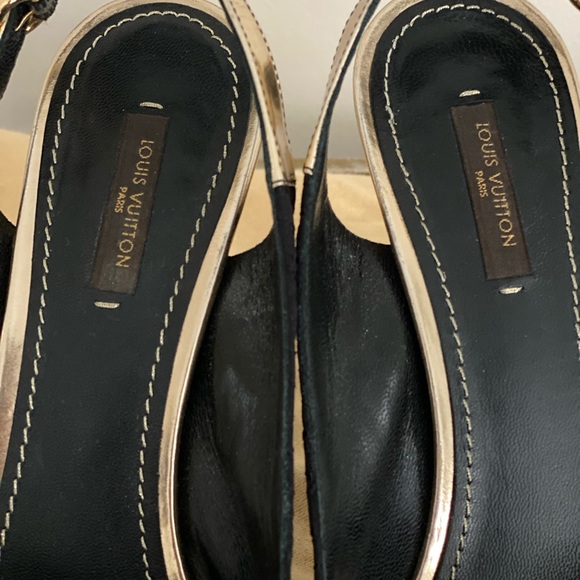 Authentic Louis Vuitton monogram heels - Picture 3 of 11